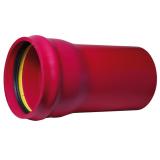 Trykkrør NS-EN 1452, rød PVC, Pipelife