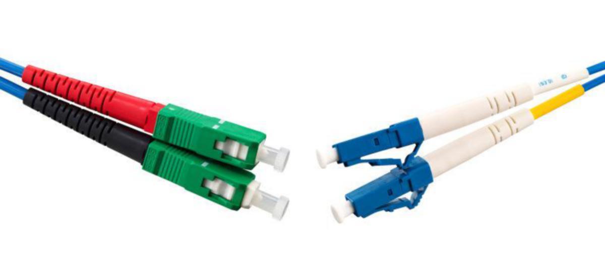 Fibersnor Melbye SM SC-LC - Fibersnor SM 2xSC/A-LC 10m