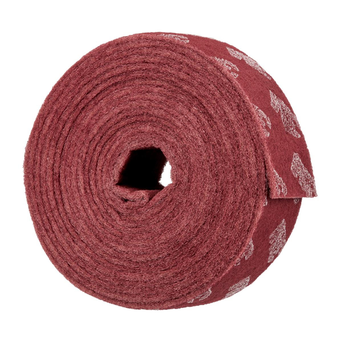 Sliperull 3M Scotch Brite - Sliperull Scotch Brite 3M CF-RL 100mmx10m AVFN rød