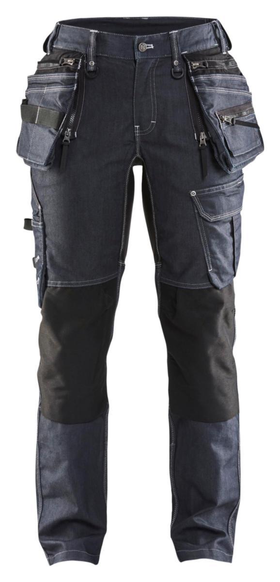 Håndverksbukes Blåkläder 7990-1141 Strech Dame - bukse håndverker dame Marinebl Størrelse C34