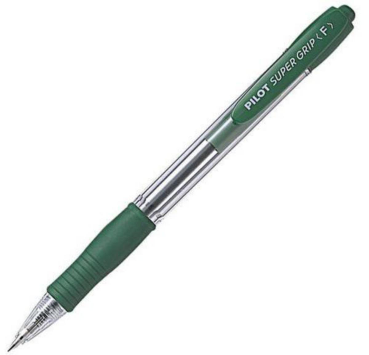 Kulepenn Pilot - Kulepenn F Pilot Supergrip Grønn