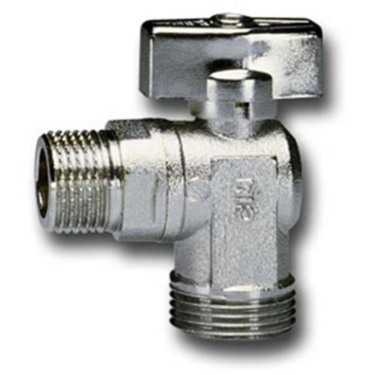 Vaskemaskinkran med tilbakeslagsventil CIM 39LNR - 1/2x3/4" vaskem.kran m/tilb.v. CIM 39L/Nr