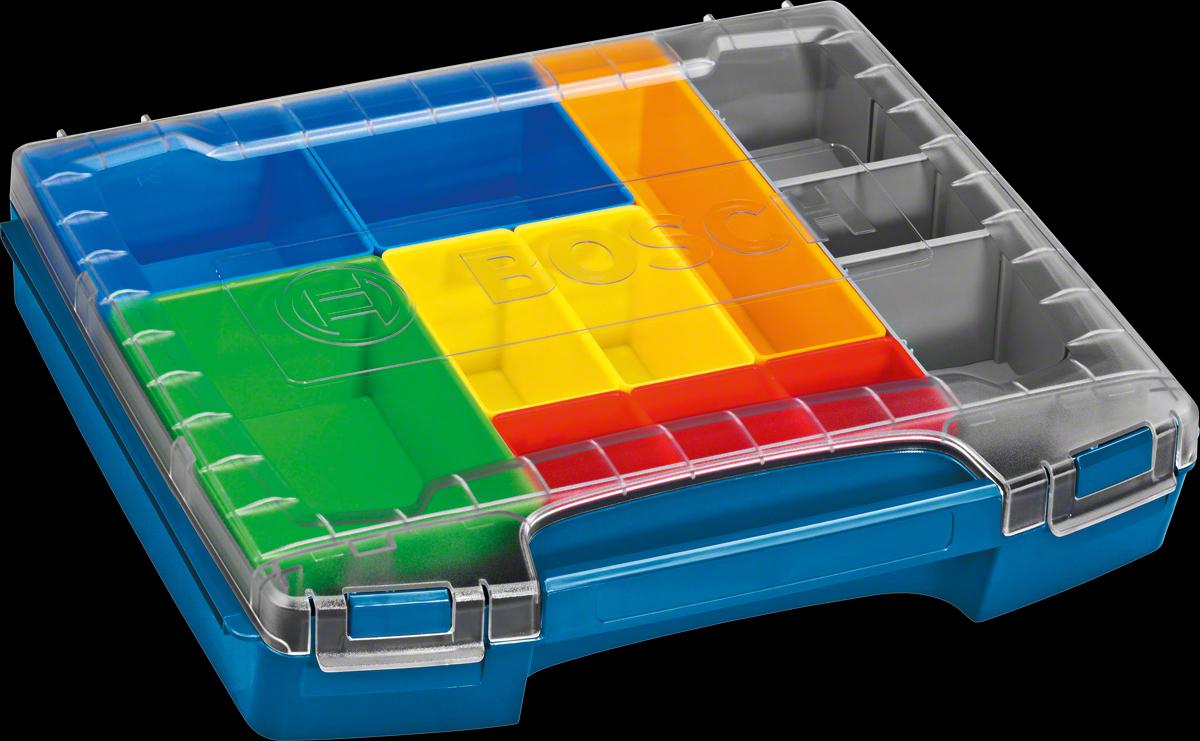 Koffert Bosch L-Boxx 72 m/innsats - L-BOXX 72 m/ innsats 10 deler Bosch L-BOXX 72 med tilbehør