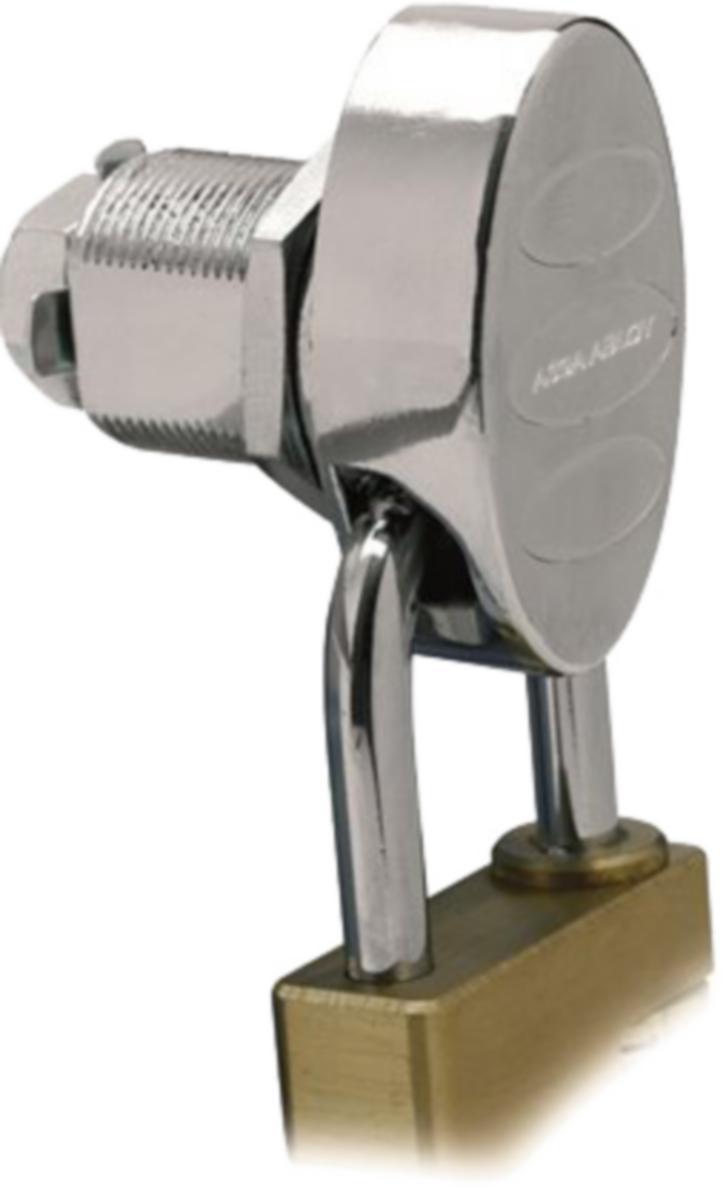 Skaplås for hengelås Assa oval - Skaplås f/ hengelås Assa oval høyrehengt