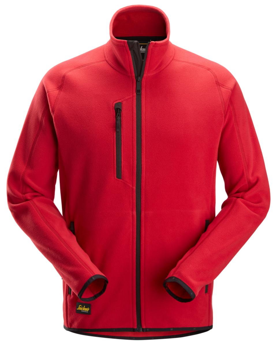Fleecejakke ShedLess Snickers 8422 Polartec - Fleecejakke ShedLess Snickers 8422 Polartec rød str S