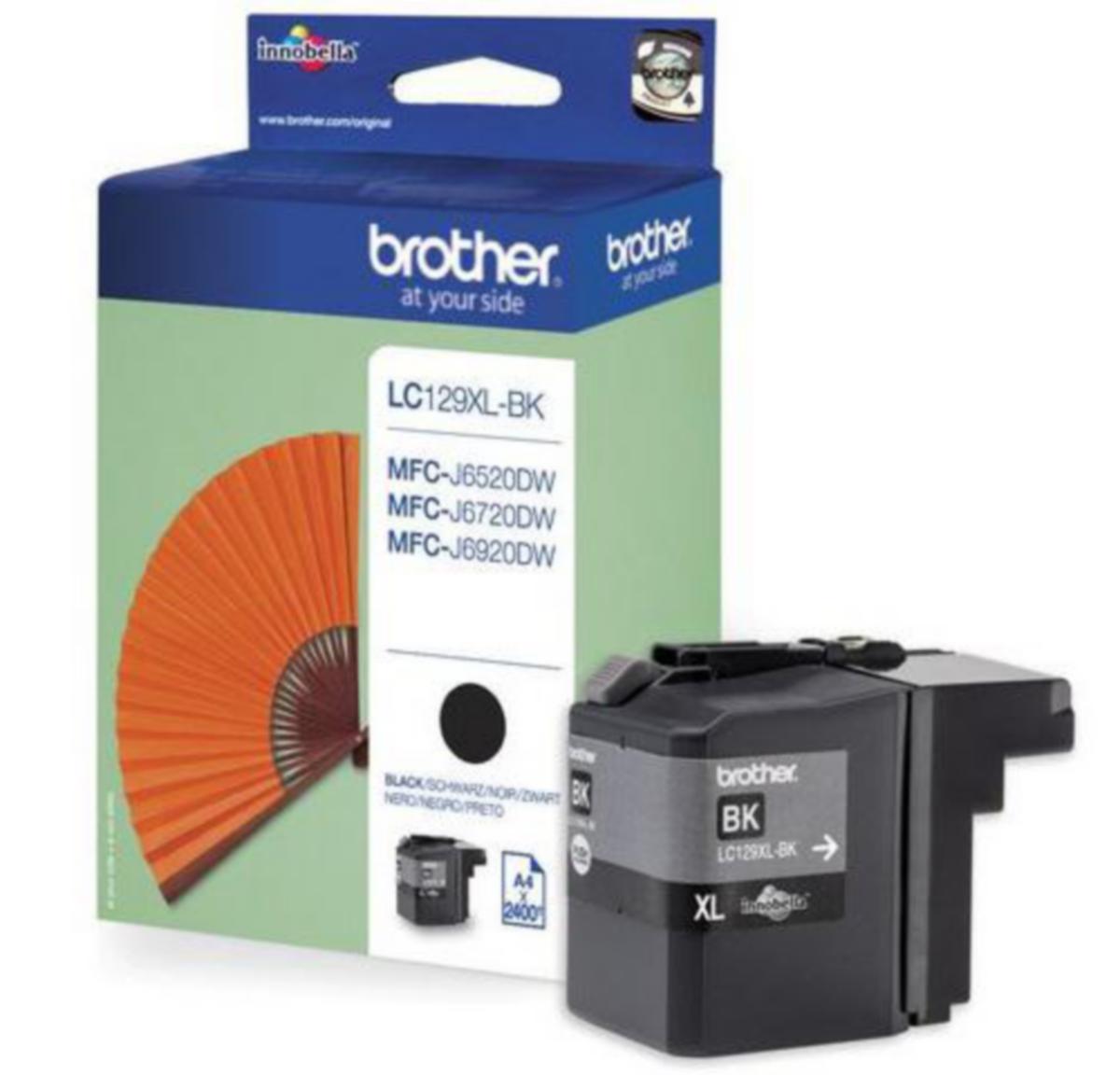 Blekk LC129XLBK Brother svart - Blekk LC129XLBK Brother svart