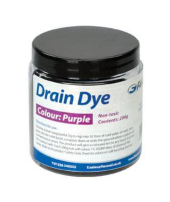 Drain Dye fargestoff Lilla 200 gram