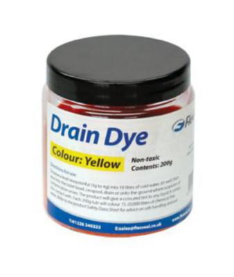 Drain Dye fargestoff Gul 200 gram