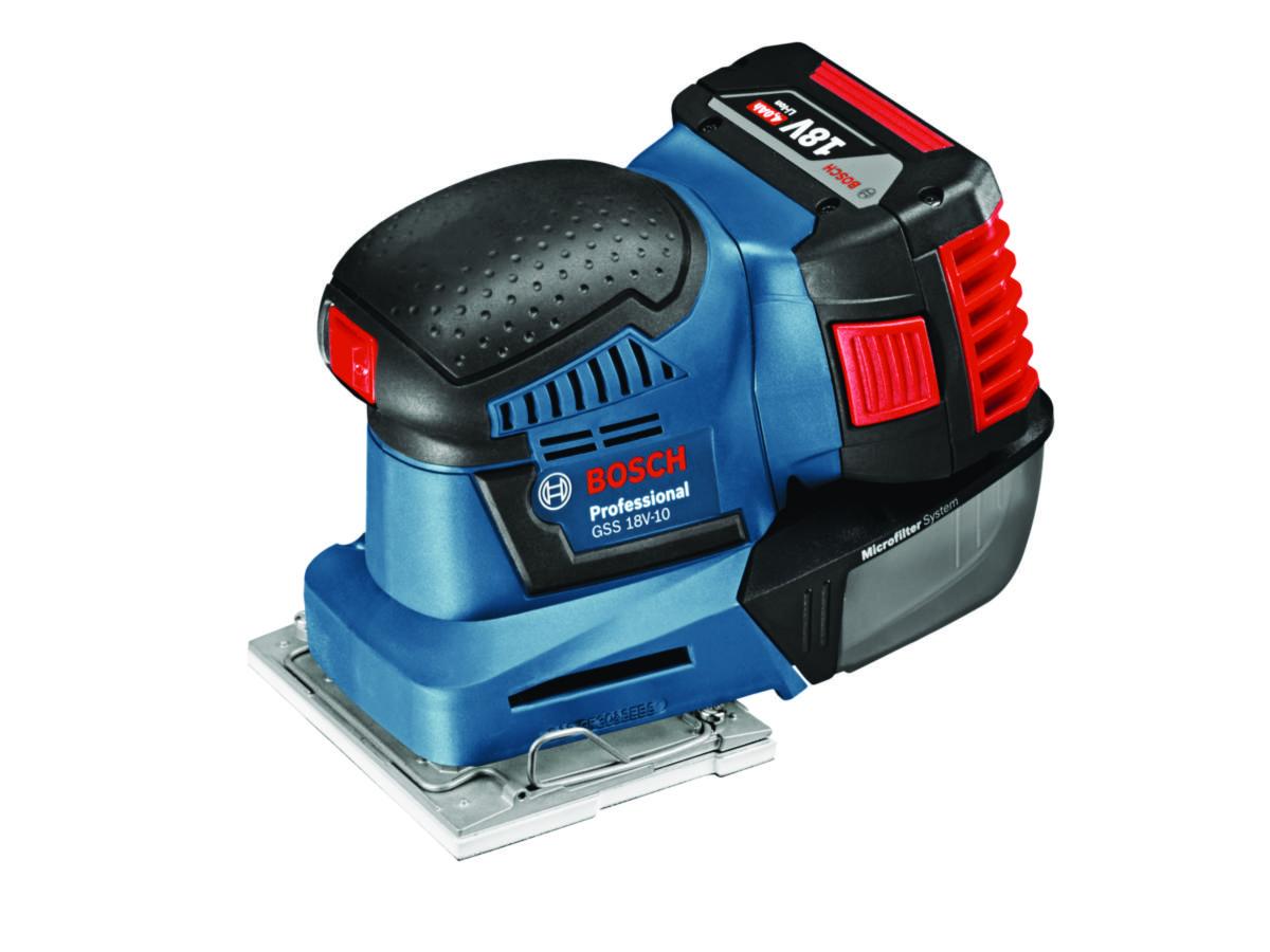 Plansliper Bosch GSS 18V-Li Solo - Plansliper GSS18V-10 Bosch 18V solo L-BOXX 136
