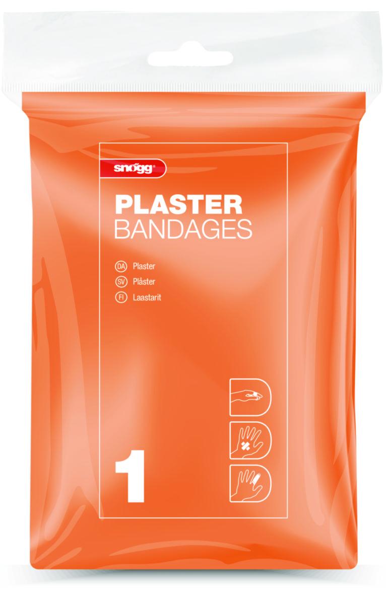 Innholdsposer til Snøgg®koffert Combi - Refill koffert Snøgg Combi Innholdspose 1 Plaster