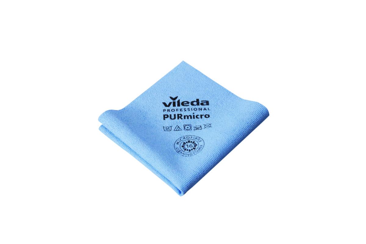 Mikrofiberklut Vileda® PURmicro Active - Klut PURmicro Active Vileda 38x35xm blå 5pk
