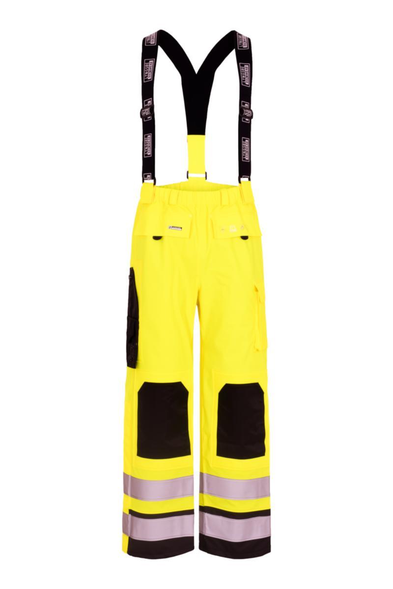 Regnselebukse Lyngsøe HiVis - Regnselebukse Lyngsøe HiVis gul/marine str 2XL
