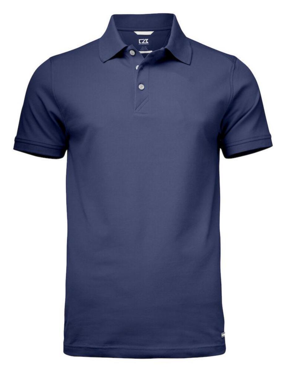 Piqueskjorte C&B Advantage - Piqueskjorte C&B Advantage mørk marine str 2XL