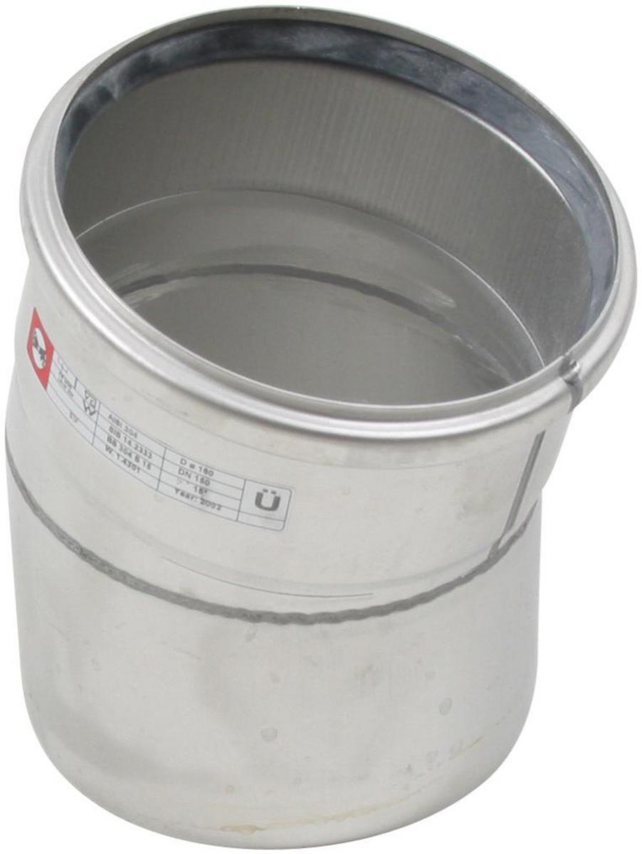 Bend 15°, AISI 316L, Europipe - 160 mm 15° Europipe bend AISI 316L