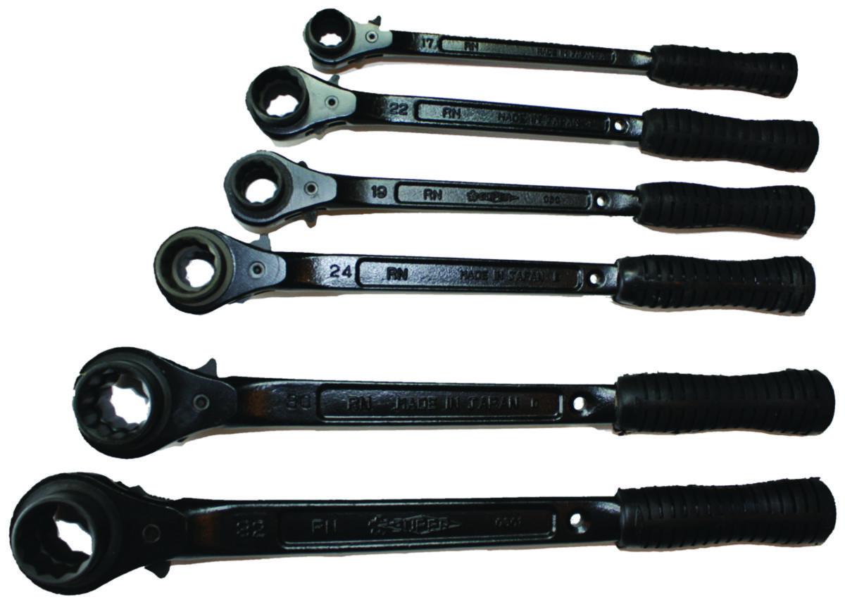 Kraftig skralle Abiko - Kraftig skralle 17 og 19mm