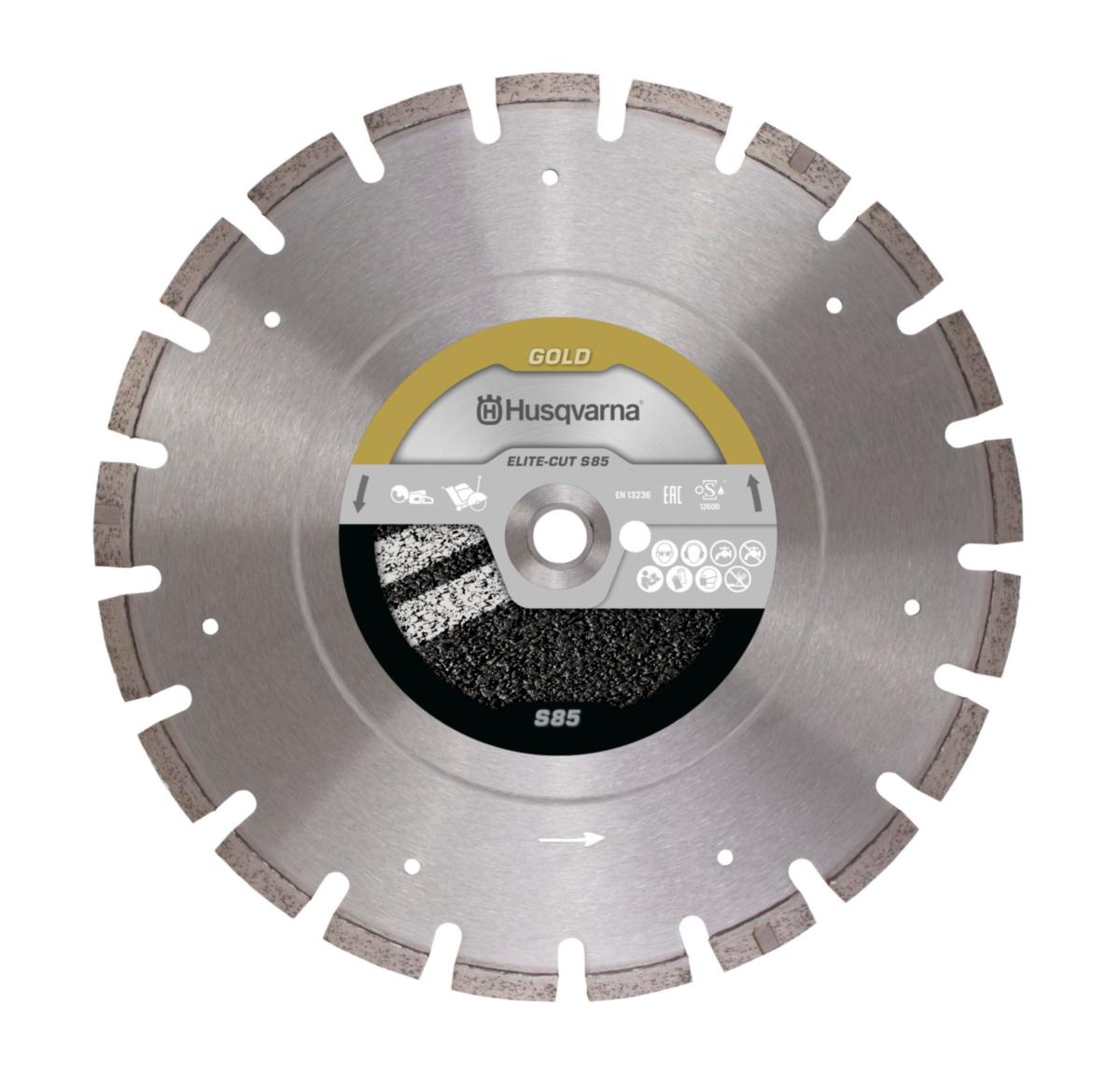 Diamantsagblad Husqvarna S85 Elite-Cut - Diamantsagblad S85 Elite-Cut Husqvarna Ø600x3.6x25.4mm