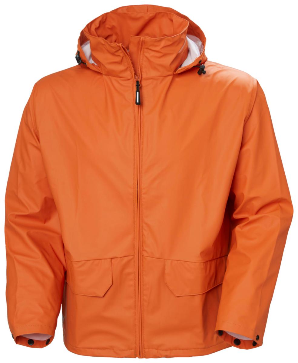 Regnjakke HH Voss 70180 - Regnjakke HH Voss mørk oransje str XS