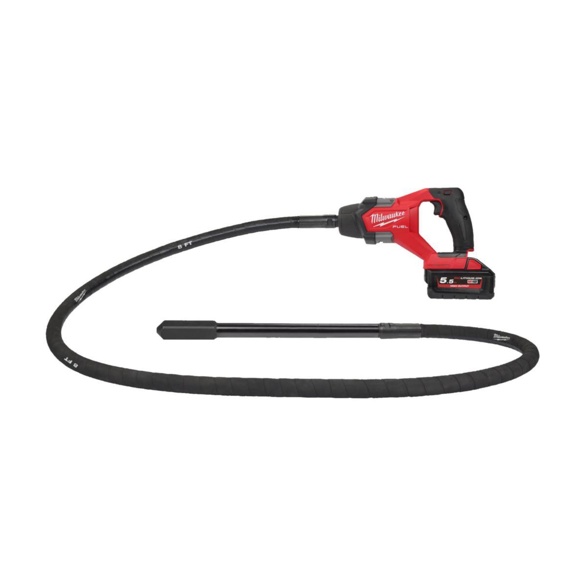 Betongvibrator Milwaukee M18 FCVN24-551 - Betongvibrator M18 FCVN24-551 Milwaukee 18V 1X5.5Ah