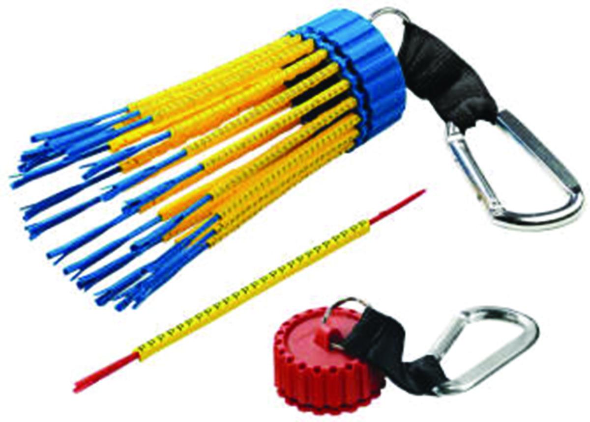 Kabelmerkesystem Weidemüller CLI R 1-3 Gul - CLI R 1-3 mrk 2 gul pinne M25 572901509