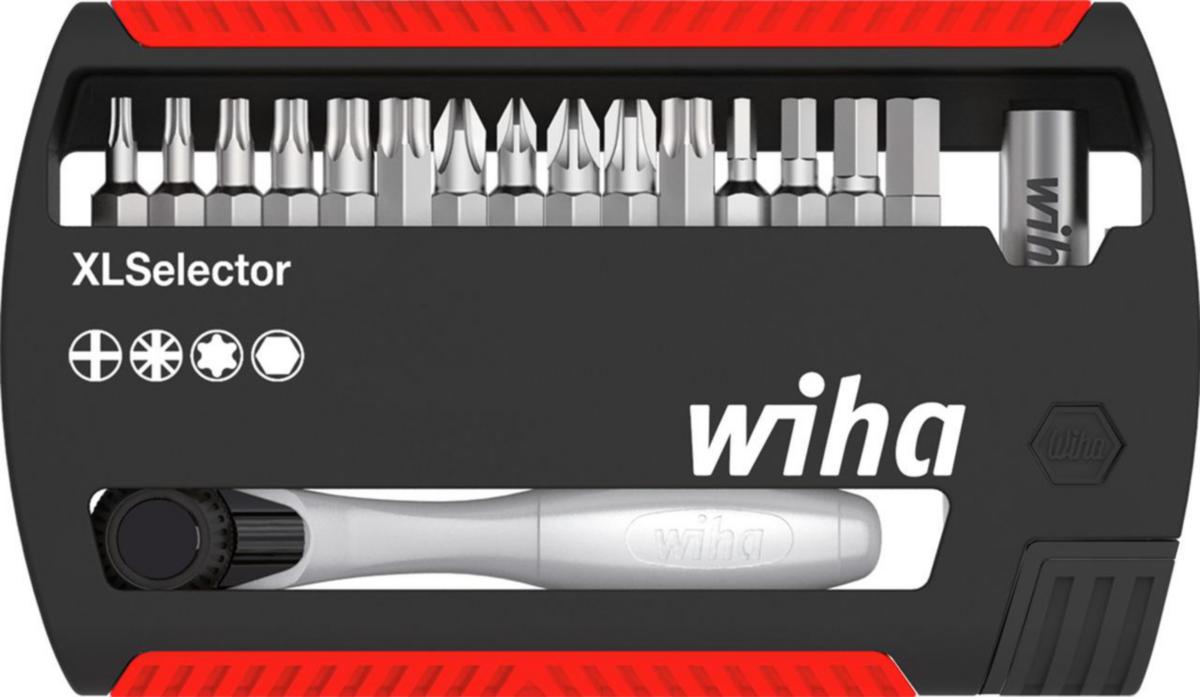 Bitssett Wiha Torsionbits - Bitssett XLSelector Standard Wiha PH.PZ.TORX.Hex 17 deler