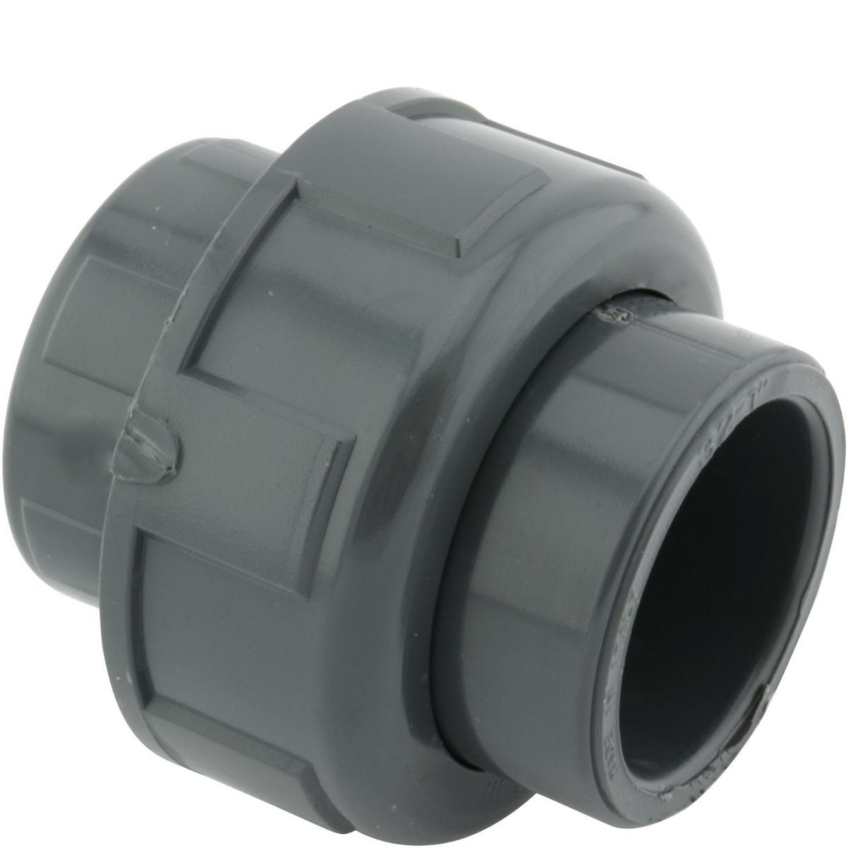Union innvendig liming PVC, BIV - 20 mm PVC union BIV020 innv. liming
