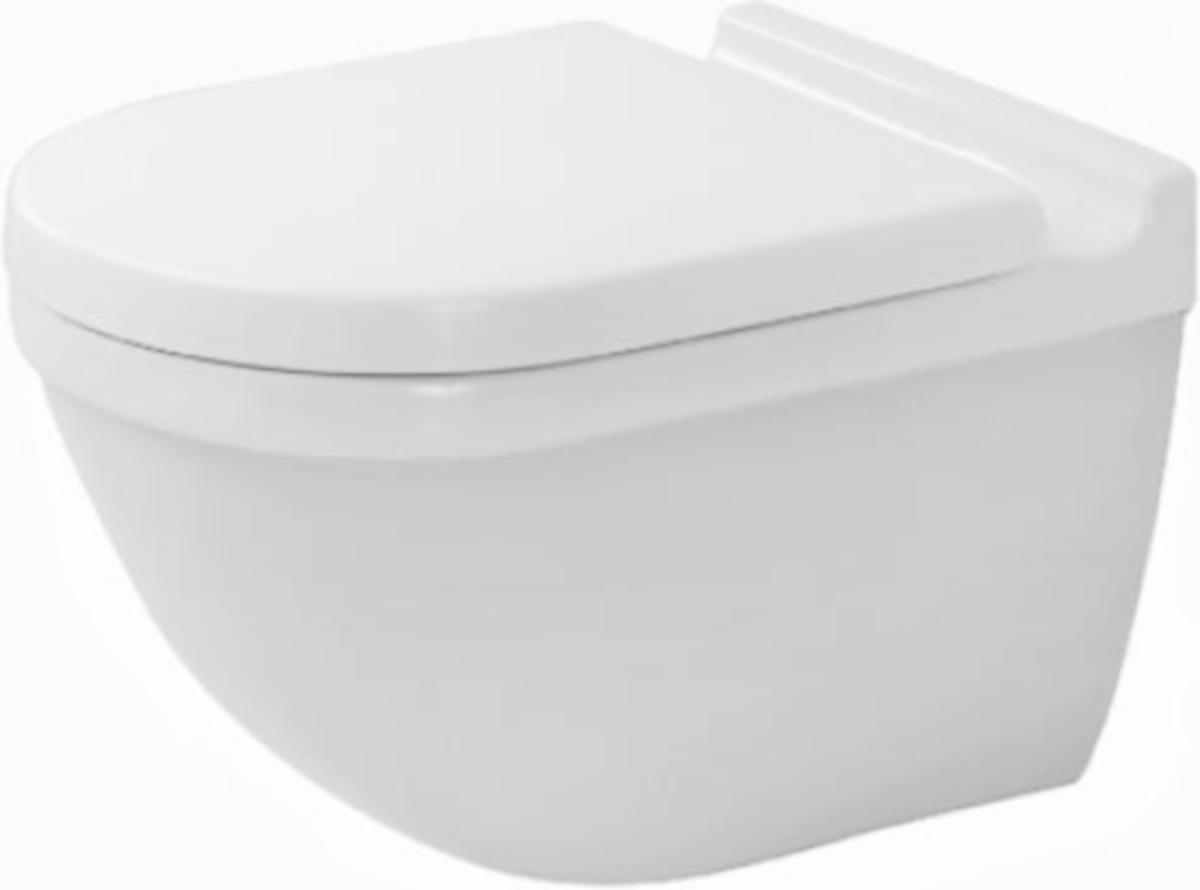 Veggskål Starck 3 skjult feste, Duravit - Duravit Starck 3 veggskål D54 m/skjult feste Art. 2225090000