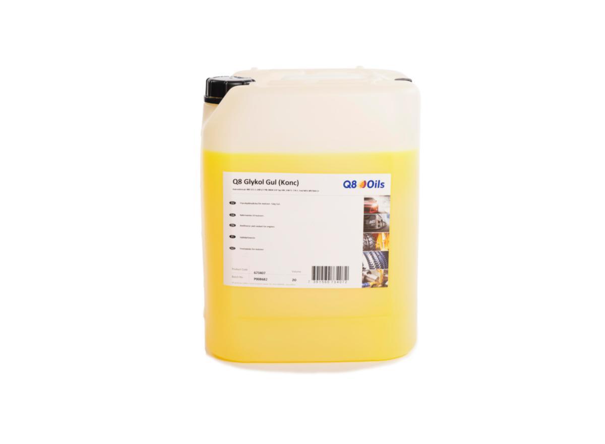 Glykol Gul Longlife Q8 konsentrat - Glykol Gul Longlife Q8 konsentrat 20L kanne 673407