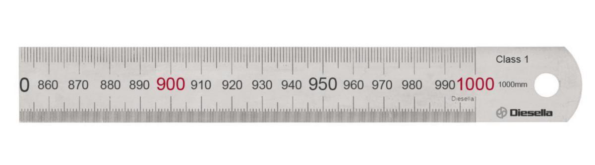 Stållinjal Diesella - Stållinjal Diesella 1000X30X1.5mm