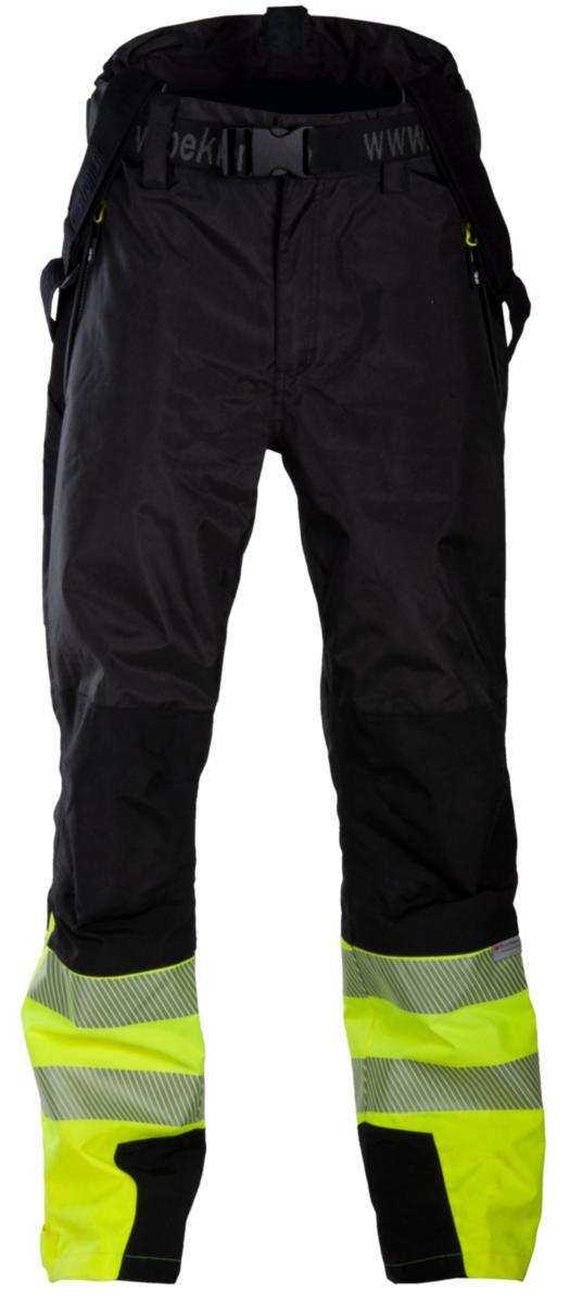 Skallbukse BS Halten Extreme HiVis kl.1 - Skallbukse BS Halten Extreme HiVis kl1 svart/gul str L