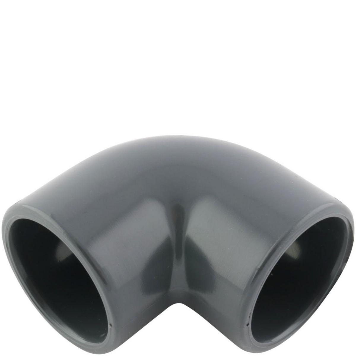 Albue 90º innvendig liming PVC, GIV - 160 mm x 90° PVC albue GIV160 innv. liming