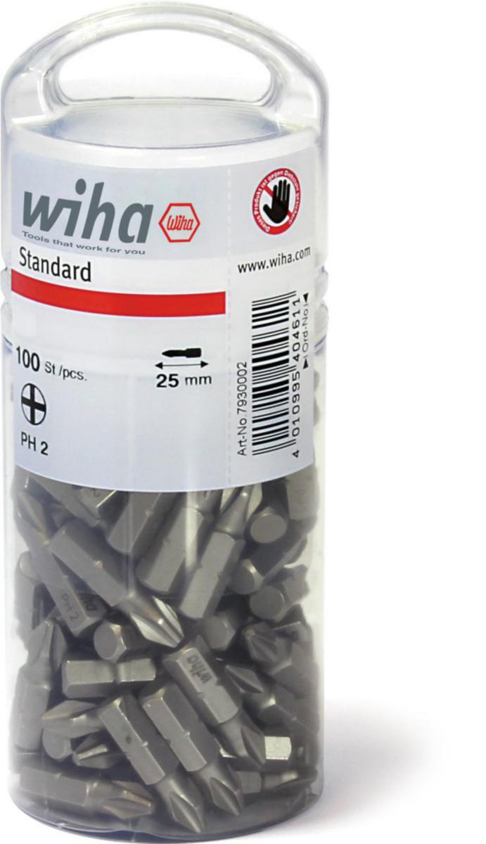 Bits Wiha 7011 Z PH - Bits PH2 Wiha 25mm Standard 100pk