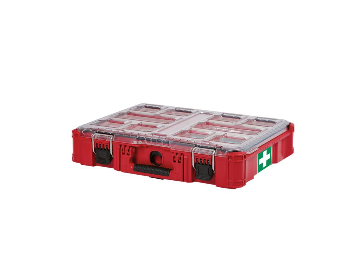Førstehjelpsskrin Packout Milwaukee XL DIN13157 - Førstehjelpsskoffert Milwaukee Packout XL DIN13157