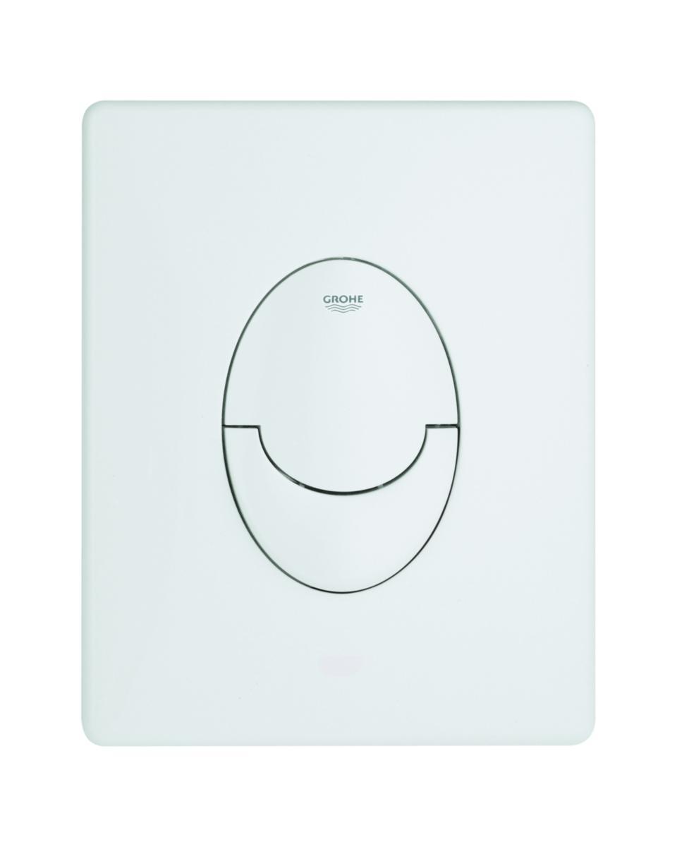 Betjeningsplater Grohe Skate Air, loddrett - Grohe Skate Air betj.plate hvit