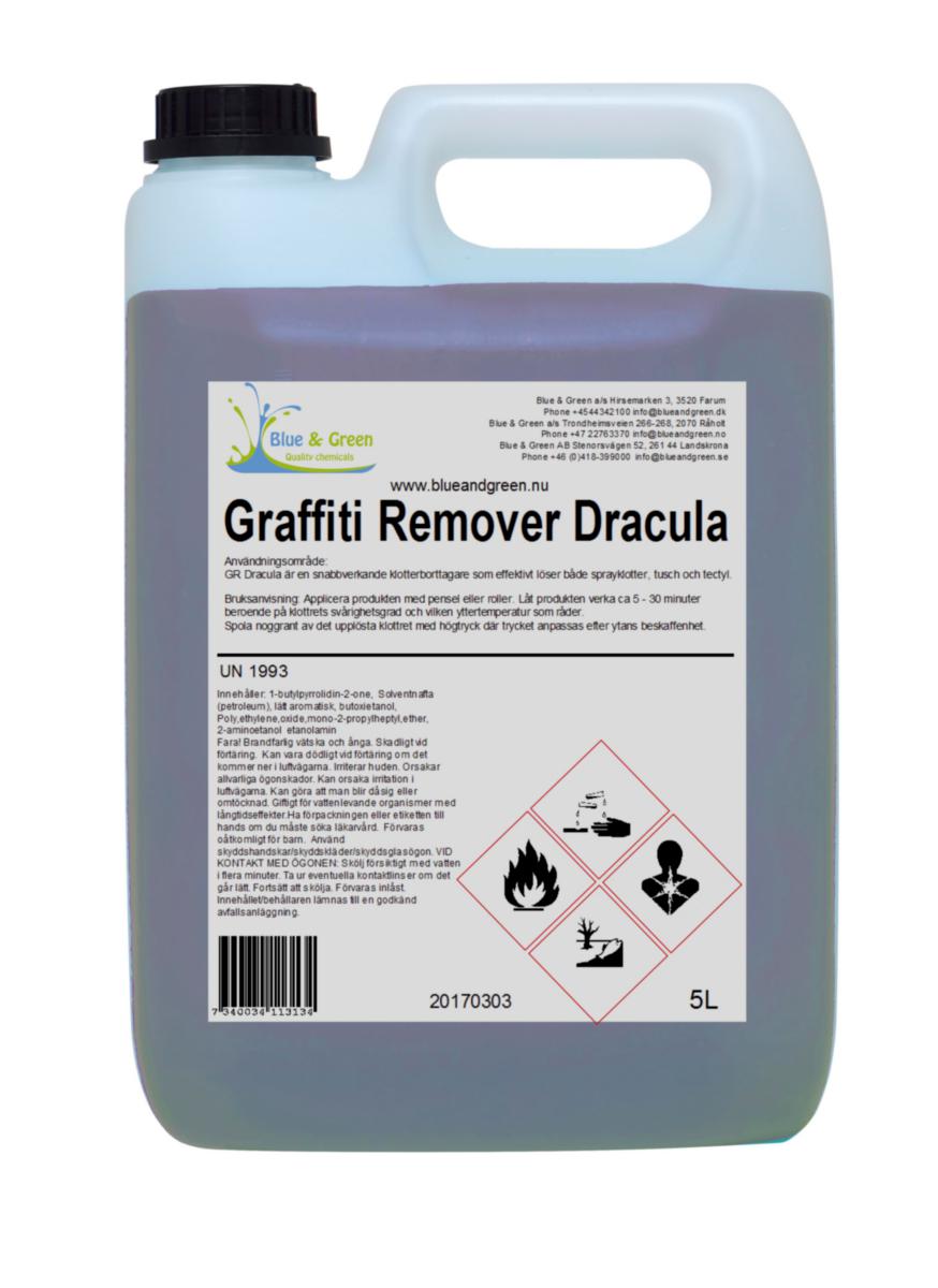 Grafittifjerner Grafitti Remover Dracula - Grafittifjerner BG Grafitti Remover Dracula 5L