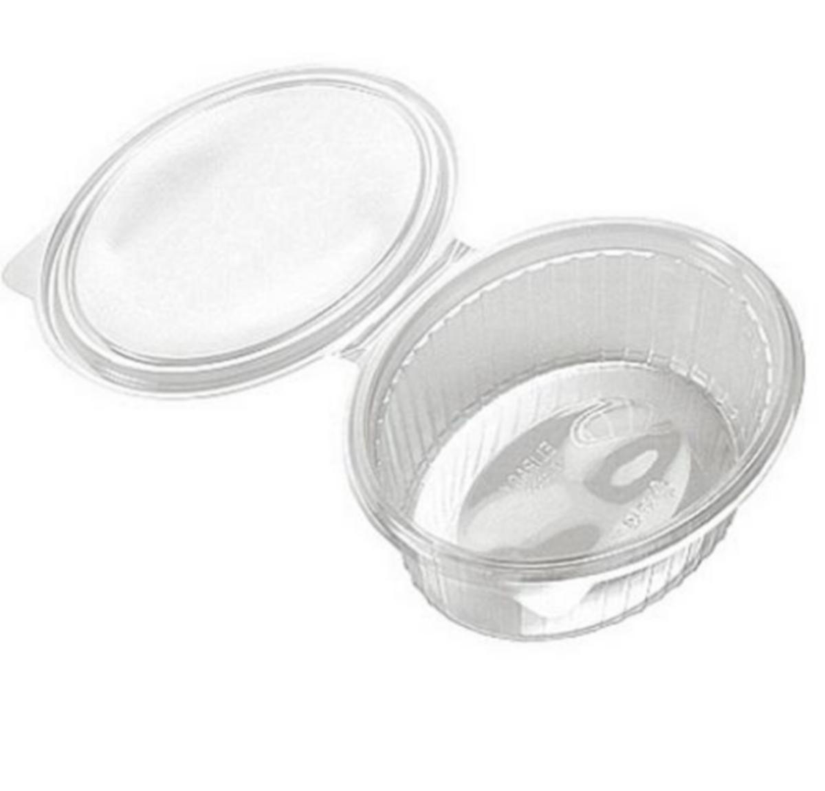 Plastbeger Pluspack - Plastbeger hengsellokk 500ml PlusPack 167x131x56mm (600)