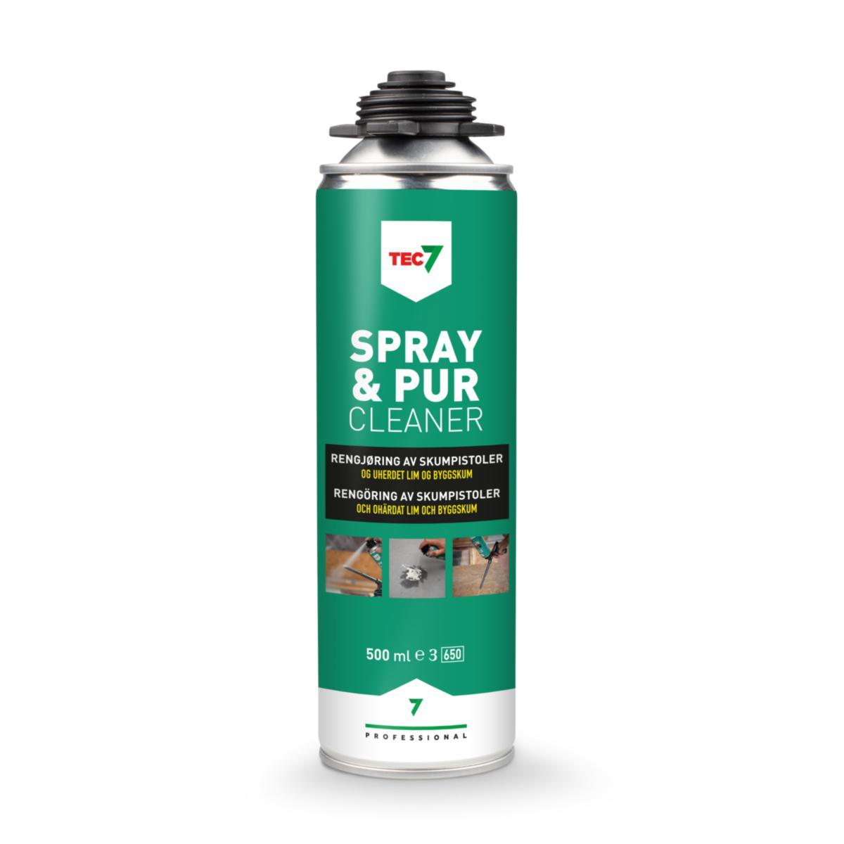 Rensemiddel Pur Cleaner - Rensemiddel Tec7 PUR Cleaner Relekta 500ml aerosol
