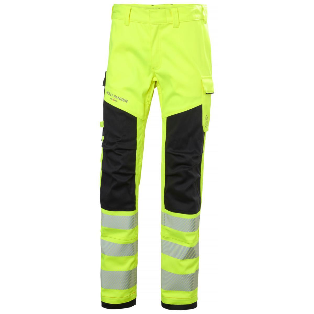 Bukse HH Fyre Multinorm kl.2 - Bukse HH Fyre Multinorm gul/sva kl.2 str C66