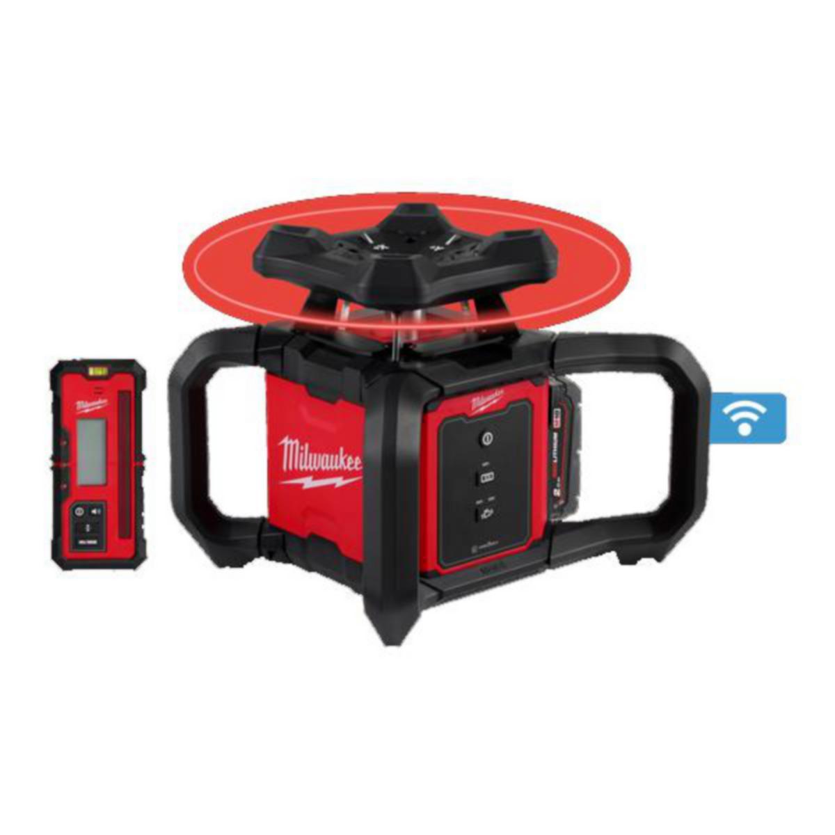 Laser Milwaukee M18 RLOH600-201C - Laser M18 RLOH600-201C Milwaukee 18V 2Ah
