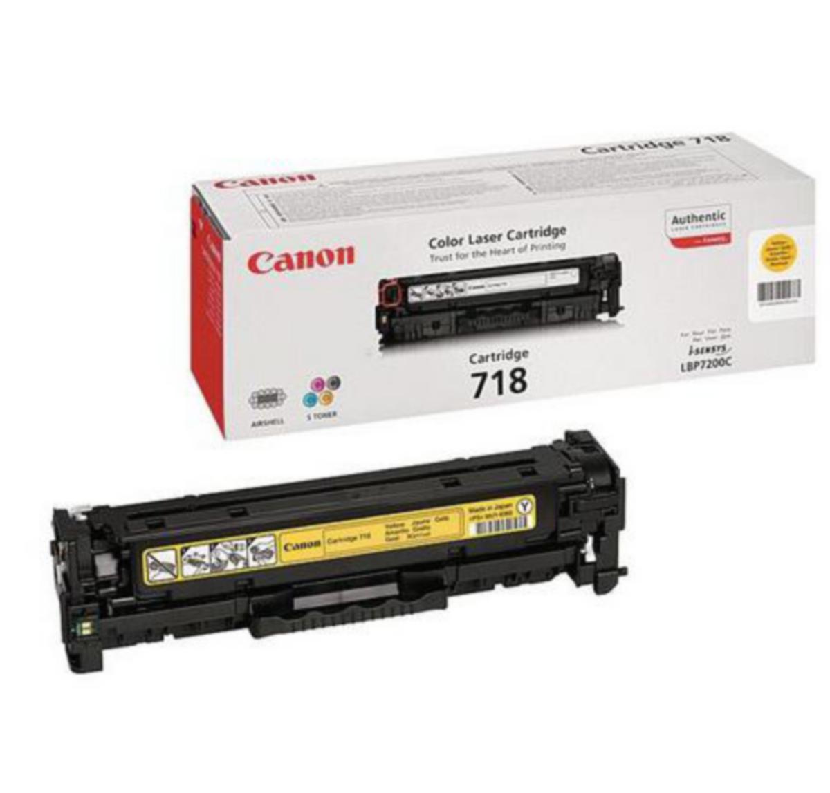 Toner Canon - Toner 718Y 2.9K gul Canon