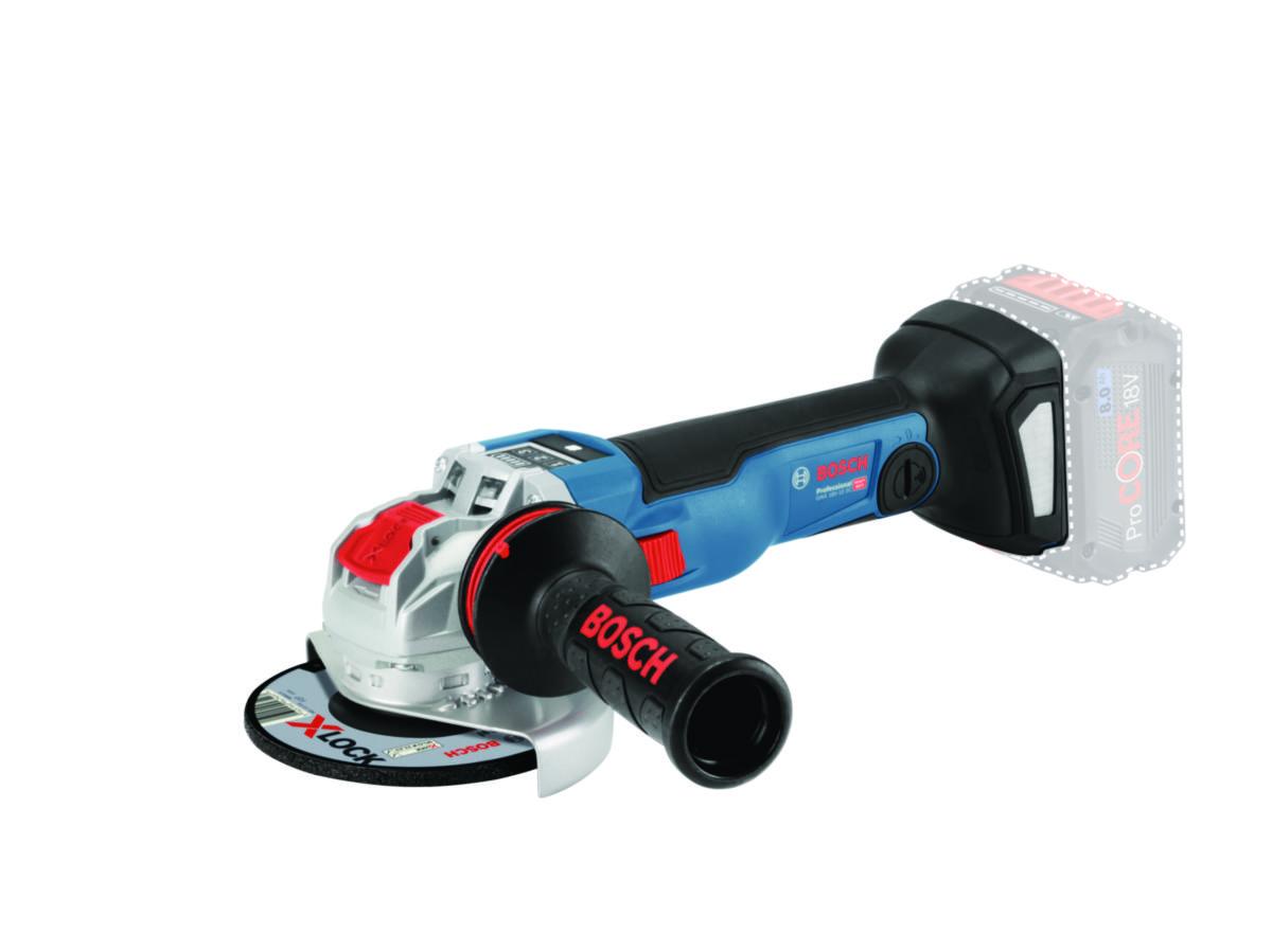 Vinkelsliper Bosch GWX 18V-10 X-LOCK Solo - Vinkelsliper GWX 18V-10 Bosch X-LOCK 18V L-BOXX