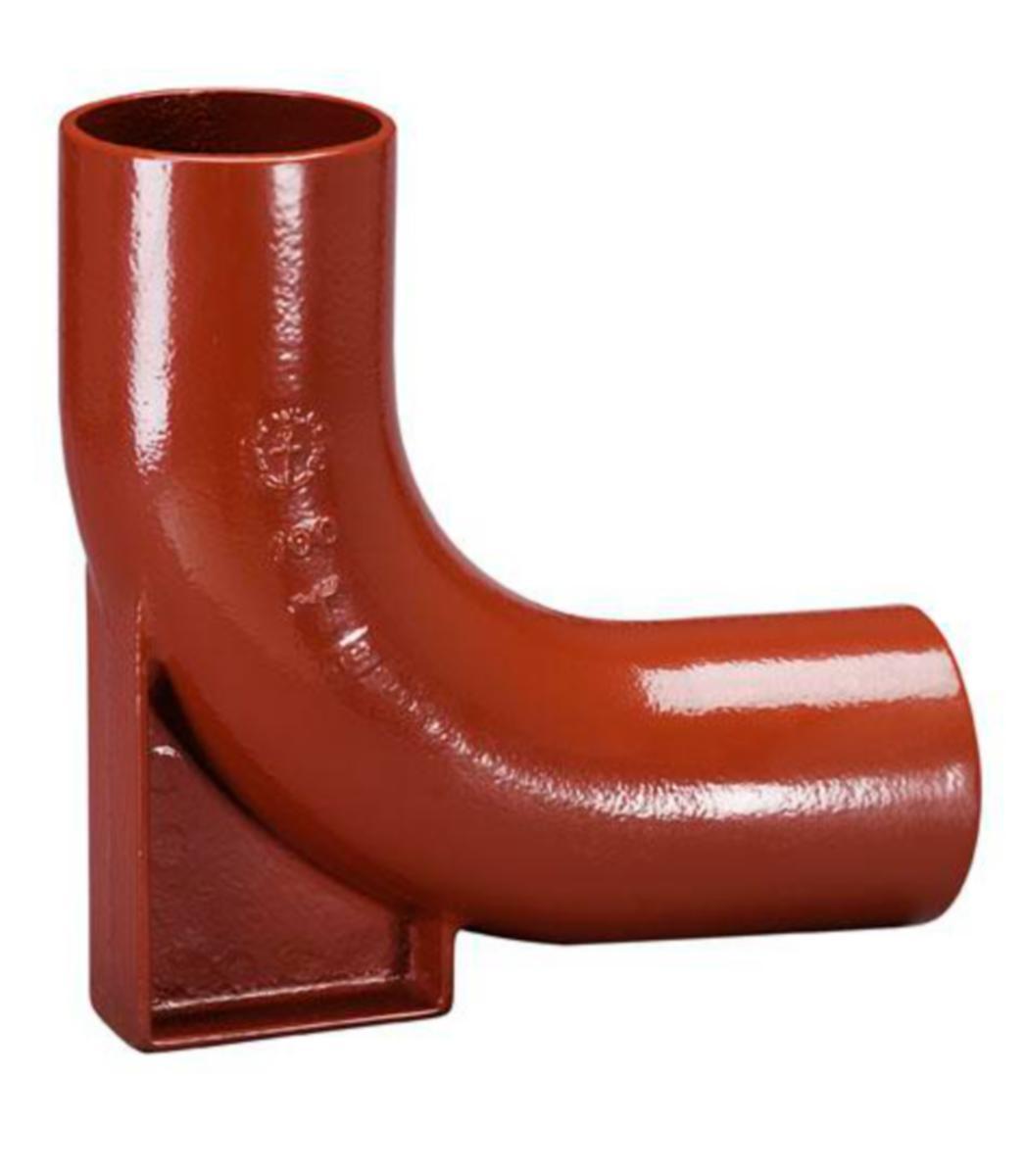 Langbend 88° m/fotstøtte MA, KJ-MA - 110mm 88° MA langbend med fotstøtte KJ-MA