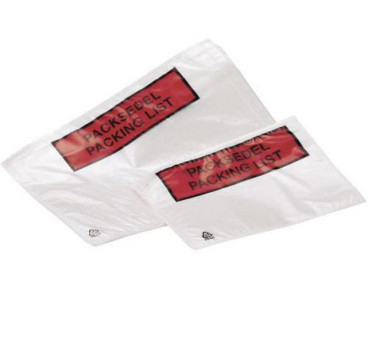 Pakkseddelpose Nordic Brands - Pakkseddelpose C5 235x175mm trykk (1000)