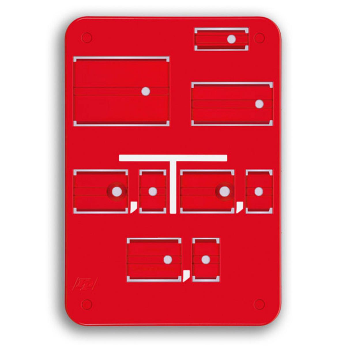 Kumskilt modell B, a-collection - Kumskilt 140/200 rød mod.B art. 10240