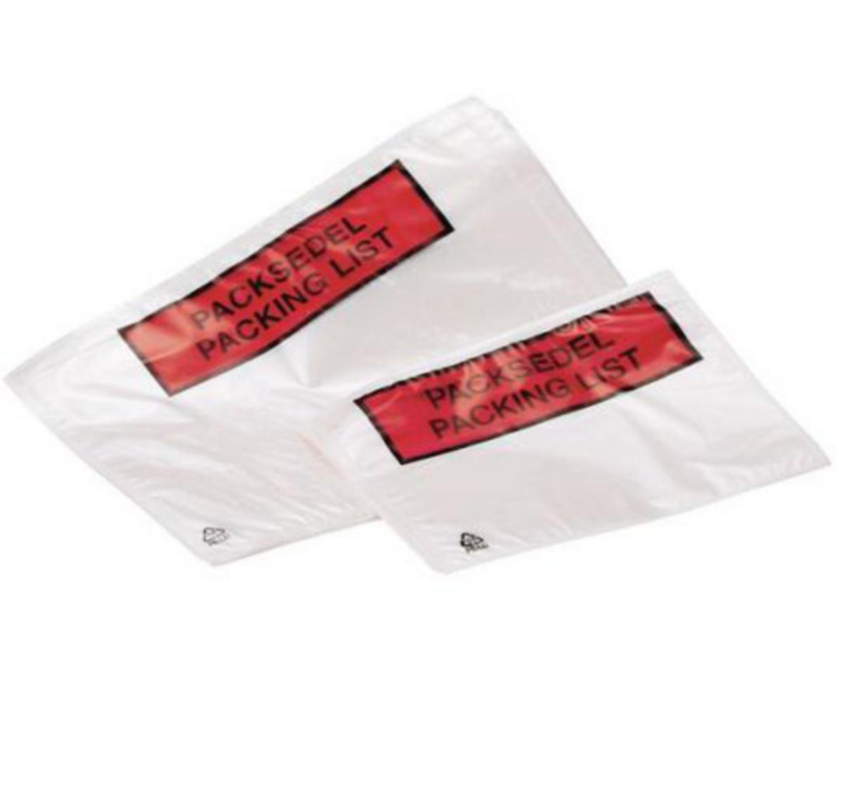Pakkseddelpose Nordic Brands - Pakkseddelpose C6 175x132mm Nordic Brands trykk (1000)