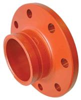 Flenseadapter rillet, Vic 45RE45/41, orange, Victaulic® VK