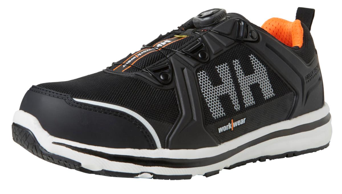 Vernesko HH Oslo BOA S3 - Vernesko HH Oslo BOA svart/oransje S3 low str 40