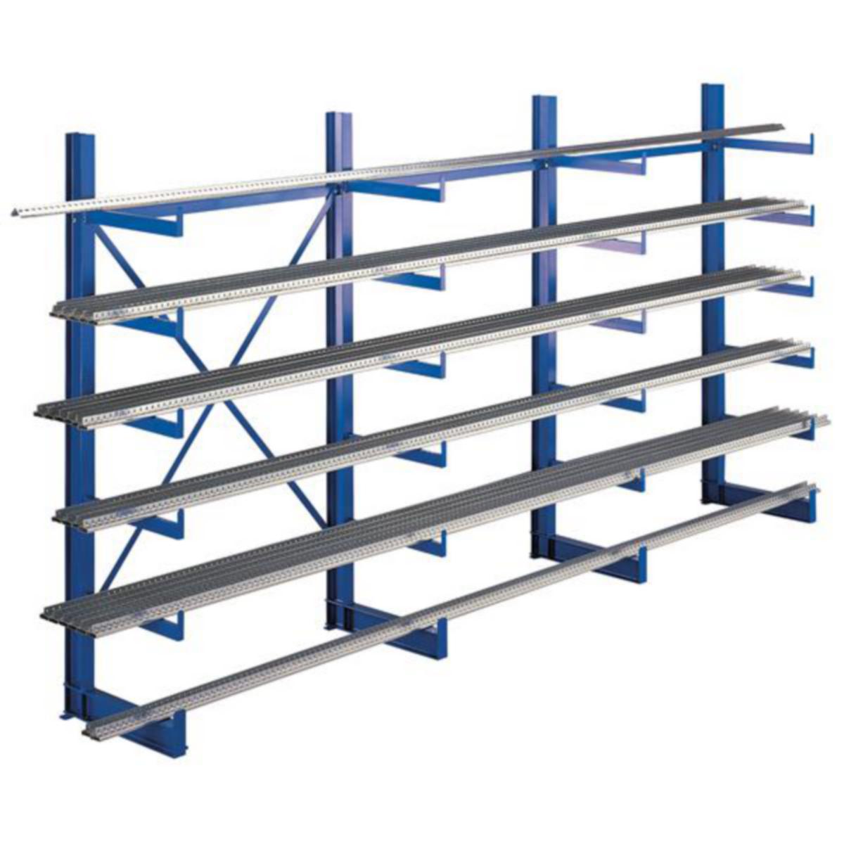 Følgefag K1000 - Grenreol K1000 følgefag 1-sid. SM 1250x2000x500mm 1 søyle