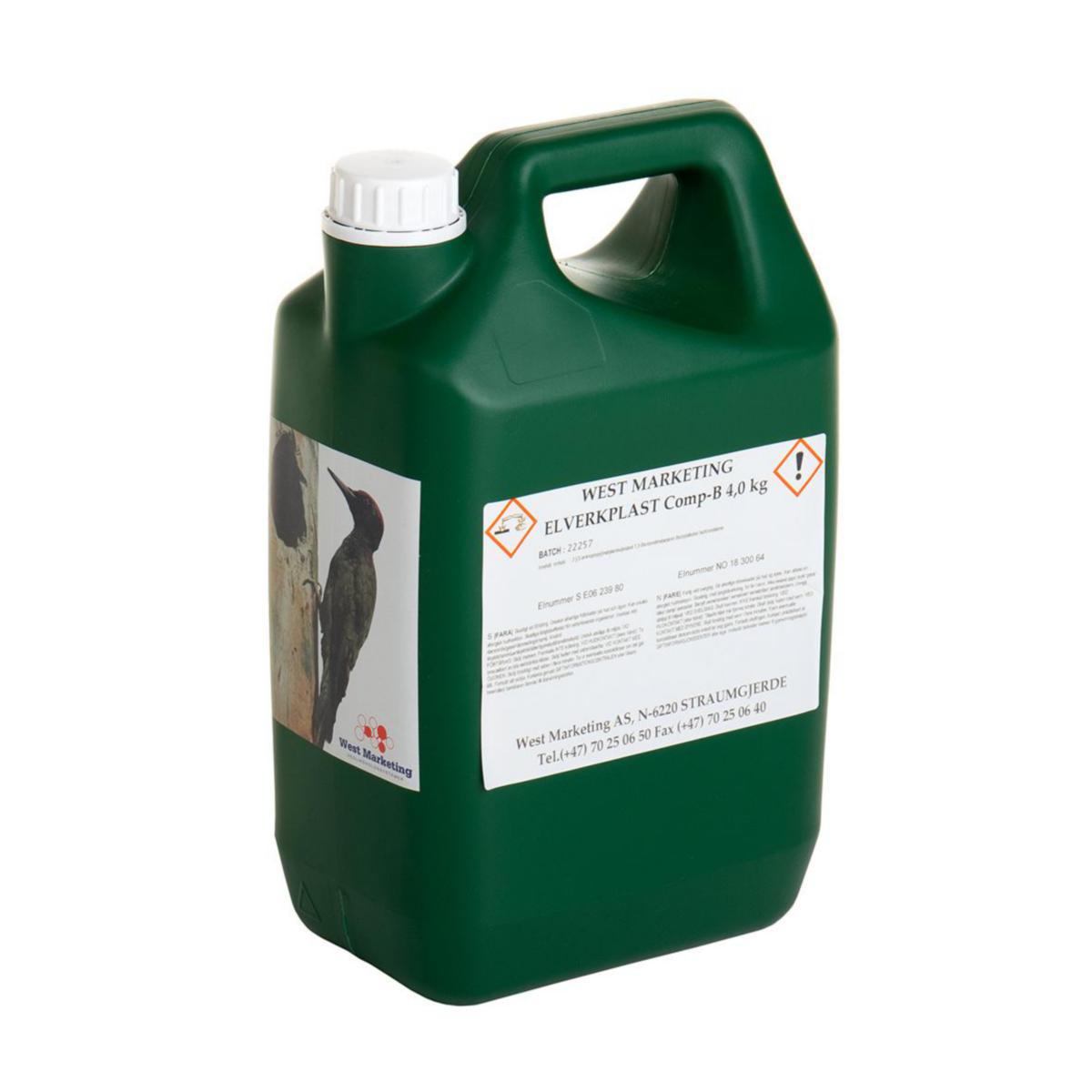 Elverkplast Herder 4 kg West Marketing - ELVERKPLAST. HERDER 4.00 KG Leveres i kart. å 2 x 4.00 kg