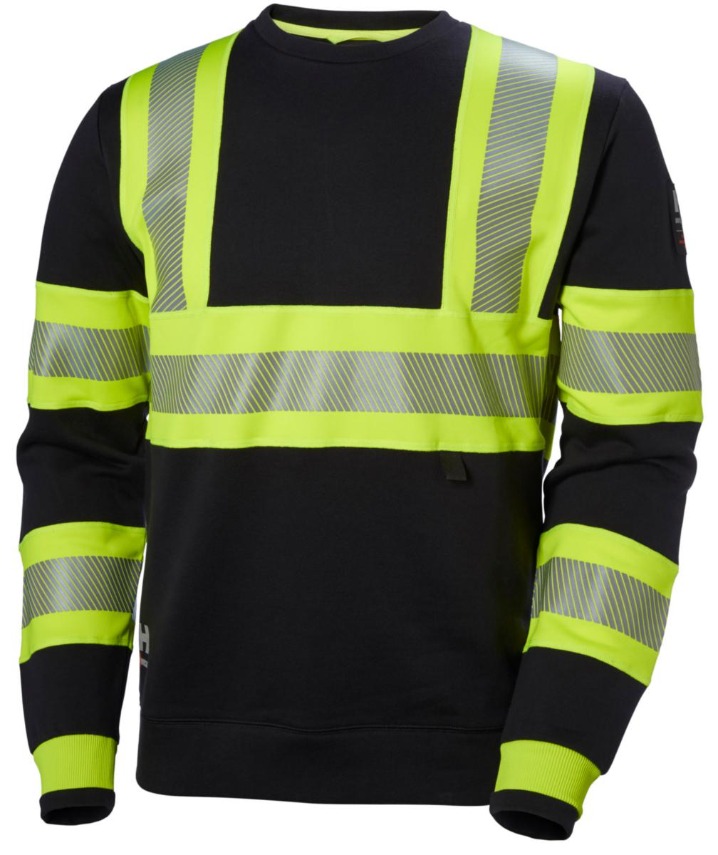 Collegegenser HH ICU HiVis kl.1 - Collegegenser HH ICU HiVis kl.1 gul/koksgrå str XL
