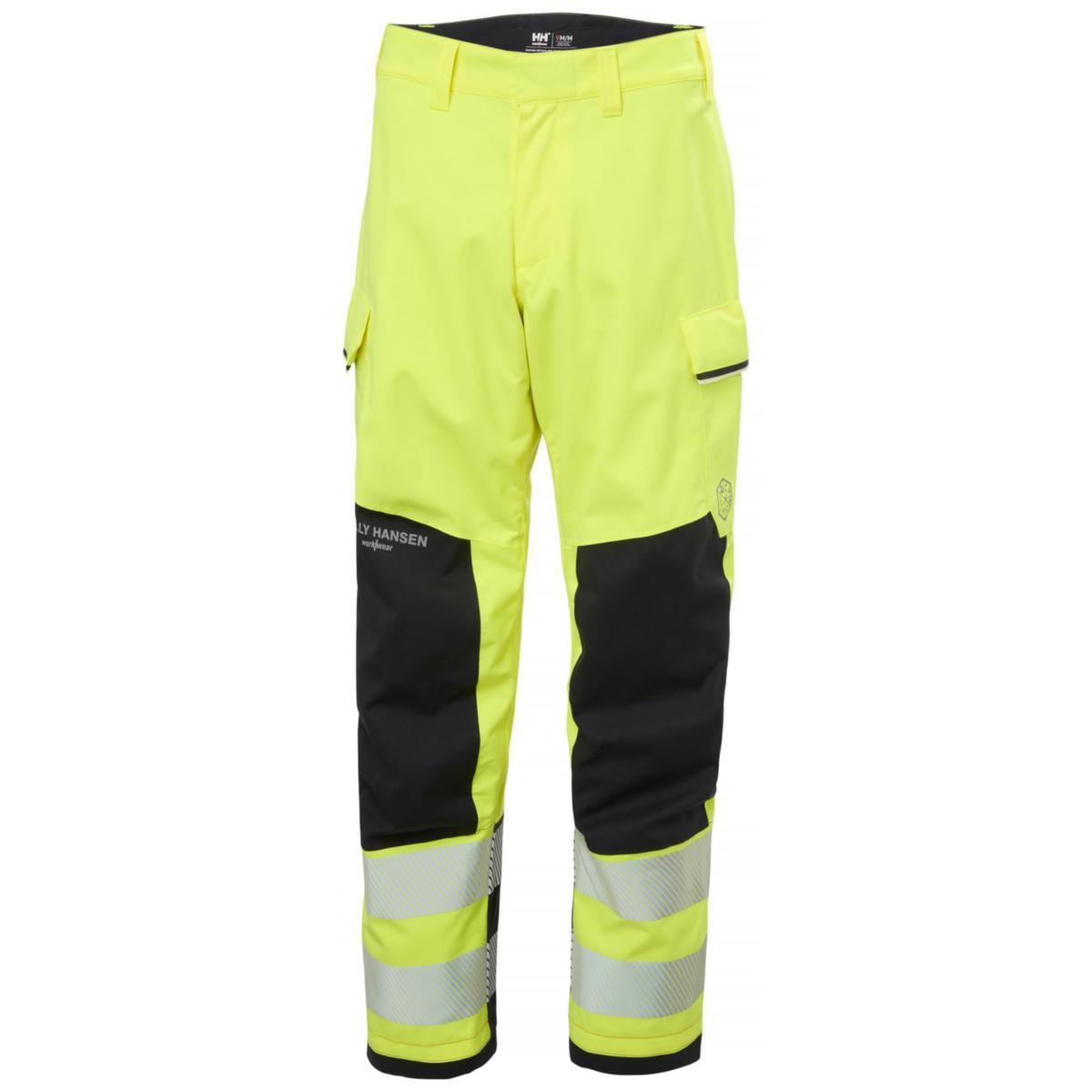 Skallbukse dame HH 71197 Fyre - Skallbukse dame HH Fyre Multinorm gul/k.grå str 2XL
